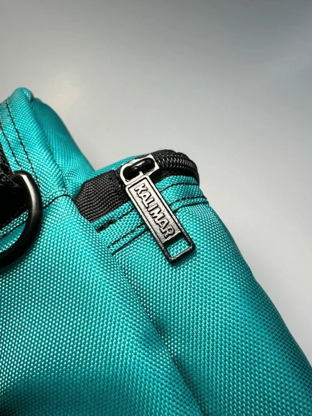 Kalimar Vintage 90s Small Teal Shoulder Nylon Camera Pouch Bag, No Straps